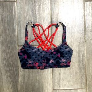 Multicolor lululemon sports bra